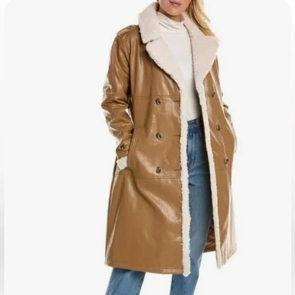 Outerwear Kenneth Cole Camel Coat Kenneth Cole Notch Collar Coat